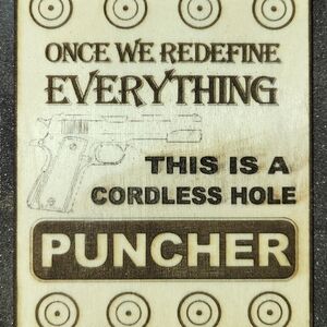 Cordless Hole Puncher Sign